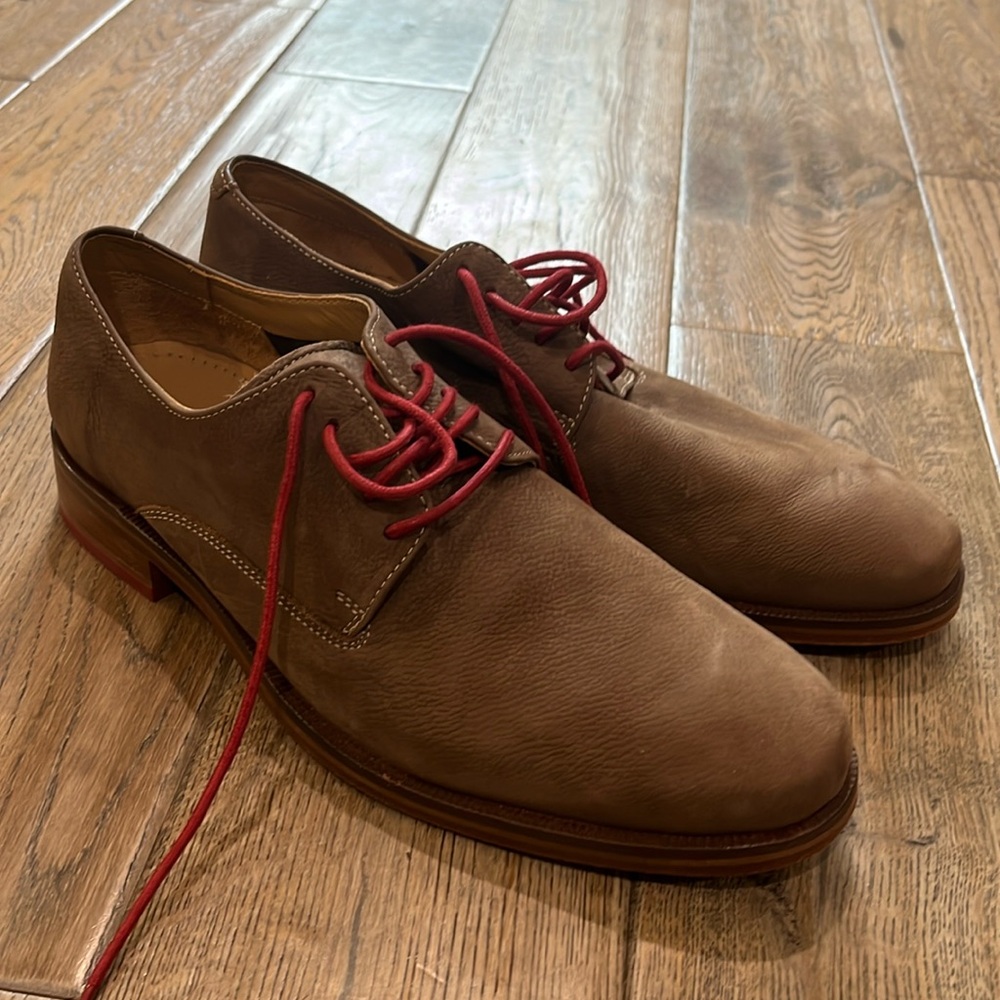 COLE HAAN brown suede dress shoes